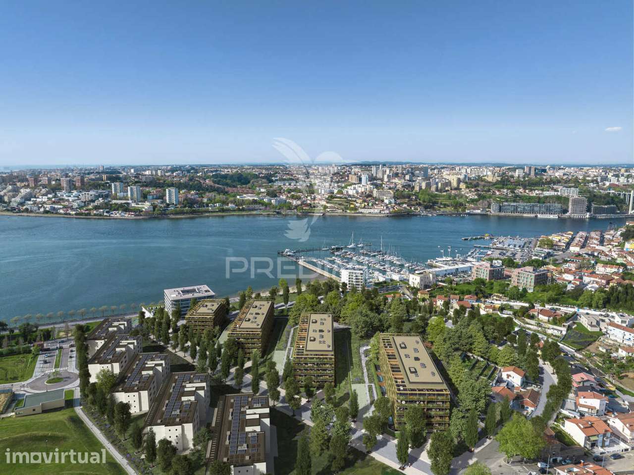 Apartamento T4, no Edifício Marina Douro 1 em Canidelo - Grande imagem: 5/19