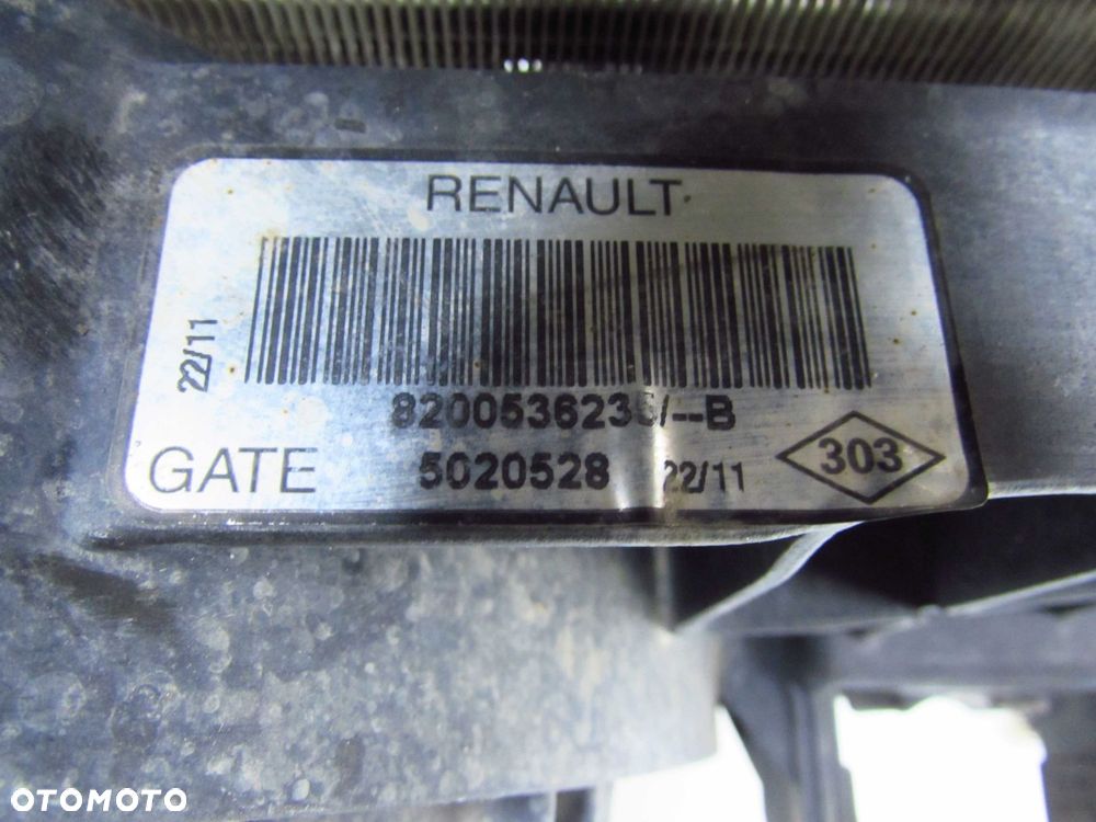 RENAULT KANGOO II 1.5 DCI 08-15 CHLODNICA WENTYLATOR INTERCOOLER 8200536235 KPL - 6