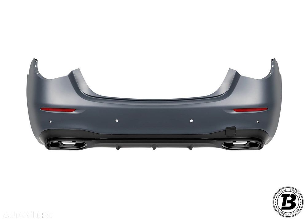 Pachet Exterior compatibil cu Mercedes S Class W223 Shadow Design - 5