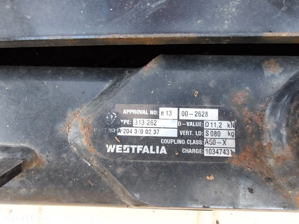 HAK HOLOWNICZY WPINANY MERCEDES GLK X204 2043100237 - 6