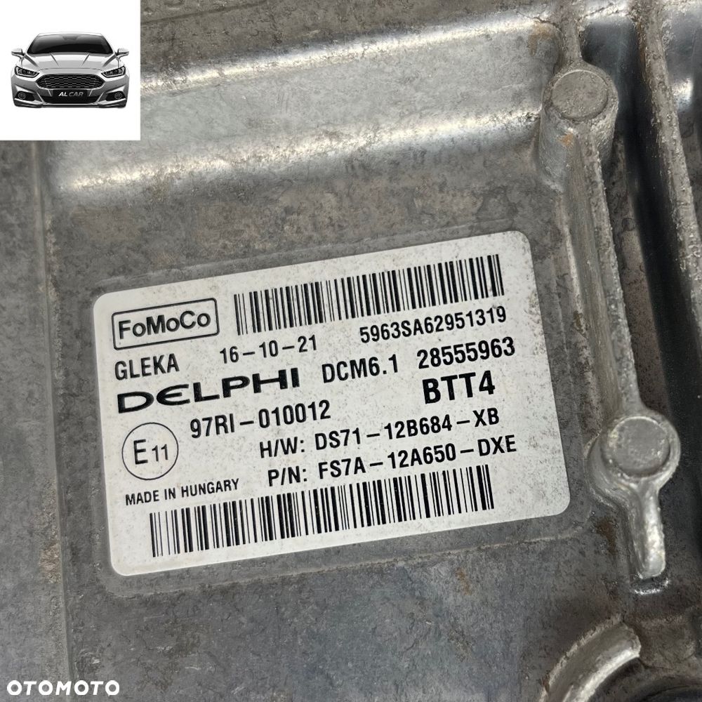 STEROWNIK SILNIKA 2.0 TDCI MONDEO MK5 FS7A-12A650-DXE - 2