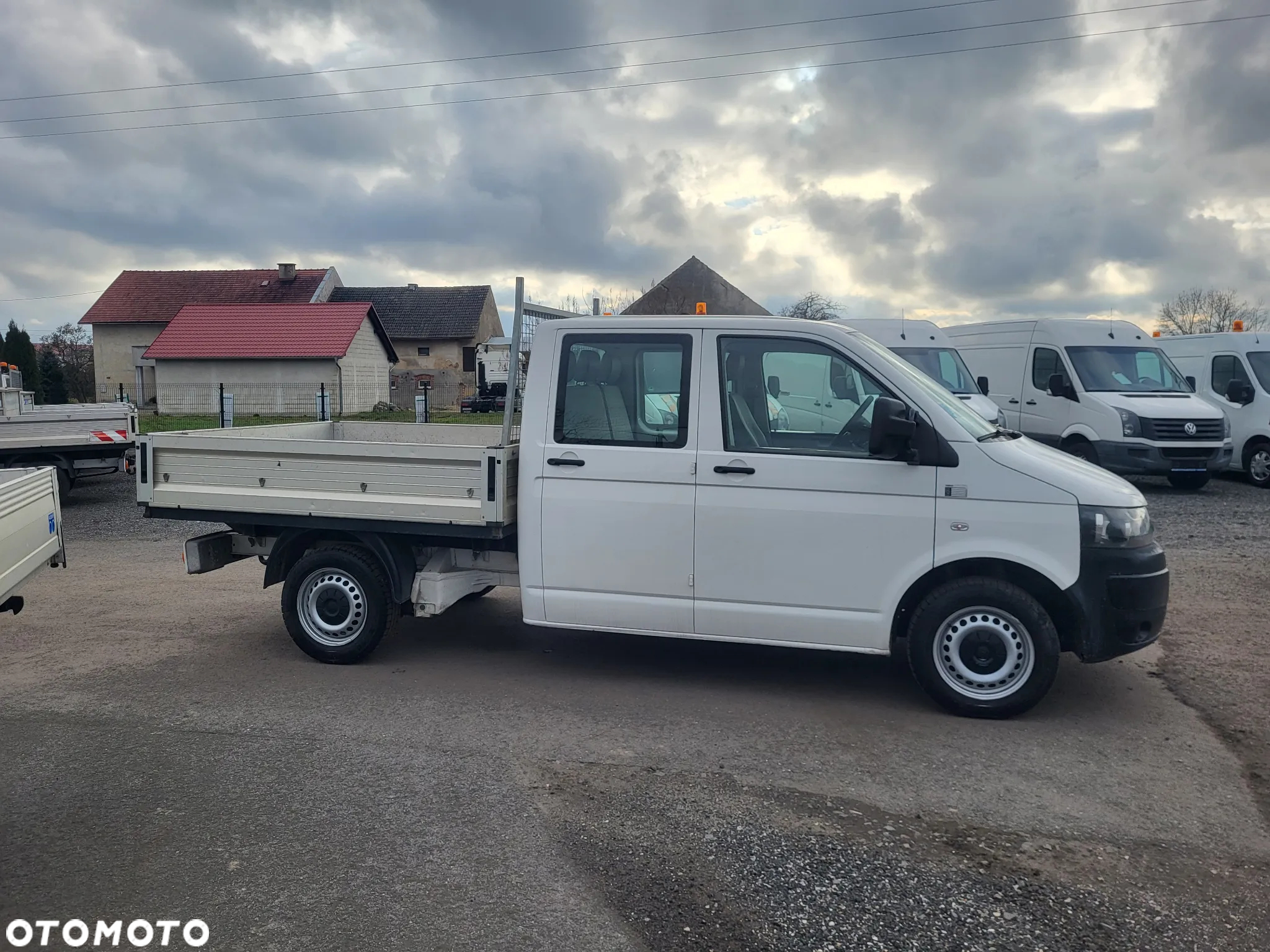 Volkswagen Transporter t5 lift doka klima stan idealny - 3