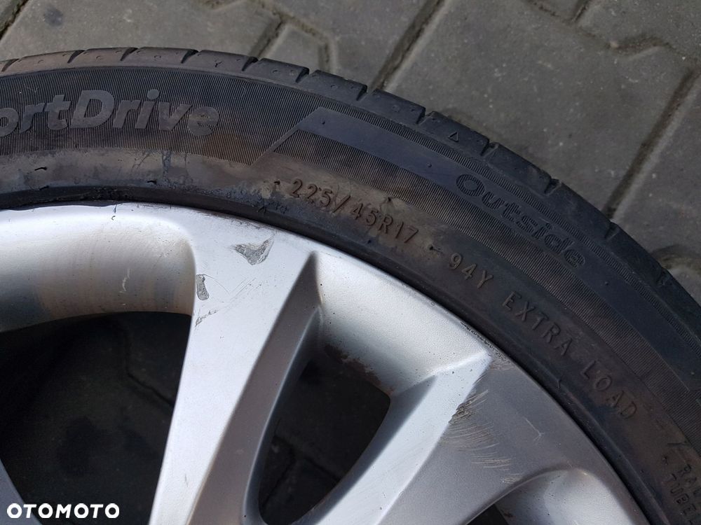 SKODA SUPERB 2 II 3T 08-15r OCTAVIA II FELGA ALUMINIOWA 17 5X112 3T0601025D - 5
