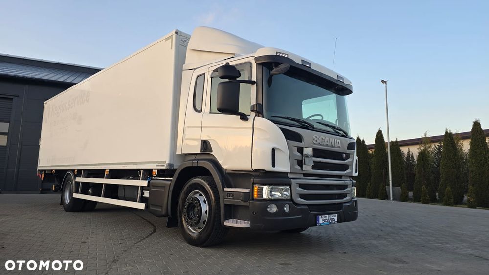 Scania P320 Euro 6 21 palet kontener super stan niski przebieg! kurierka rama do zabudowy laweta - 24