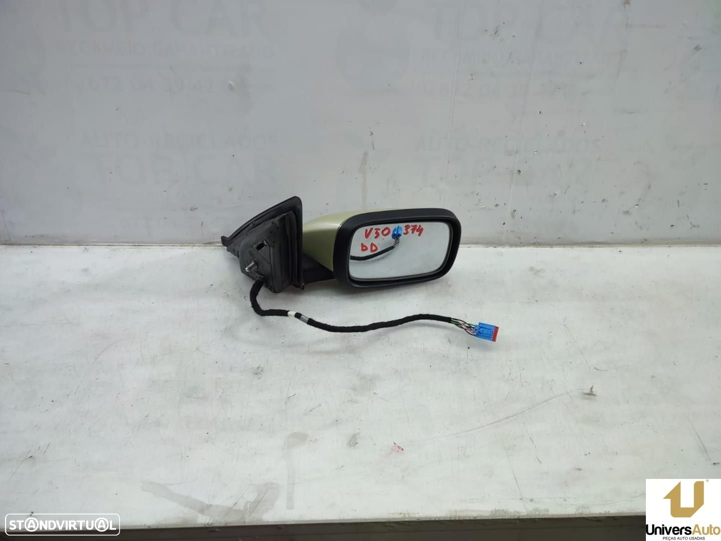 ESPELHO RETROVISOR DIREITO VOLVO V50 2006 - - 2