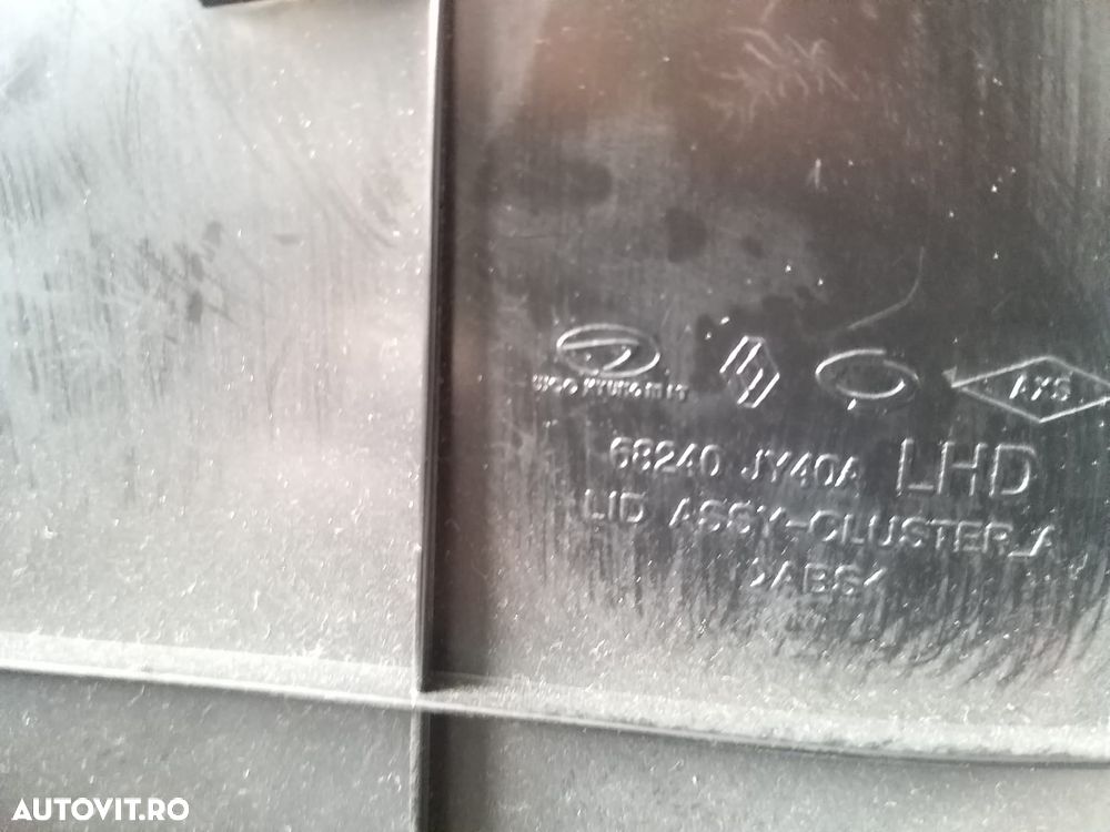 Rama trim ornament ceasuri bord renault koleos 1 hy 48470jy40a 68240jy40a - 3