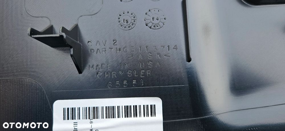 Dodge Durango III LIFT 2014- Obudowa pasa przedniego Osłona chłodnicy Nakładka pasa Atrapa zderzaka  NOWA ORYGINALNA MOPAR   05113714AC - 5