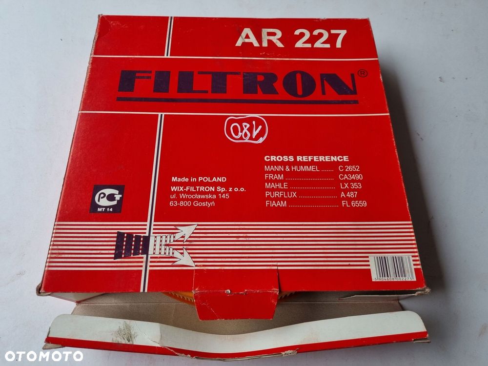 FILTR POWIETRZA Honda Hyundai Mitsubishi Nissan _ AR227 - 2