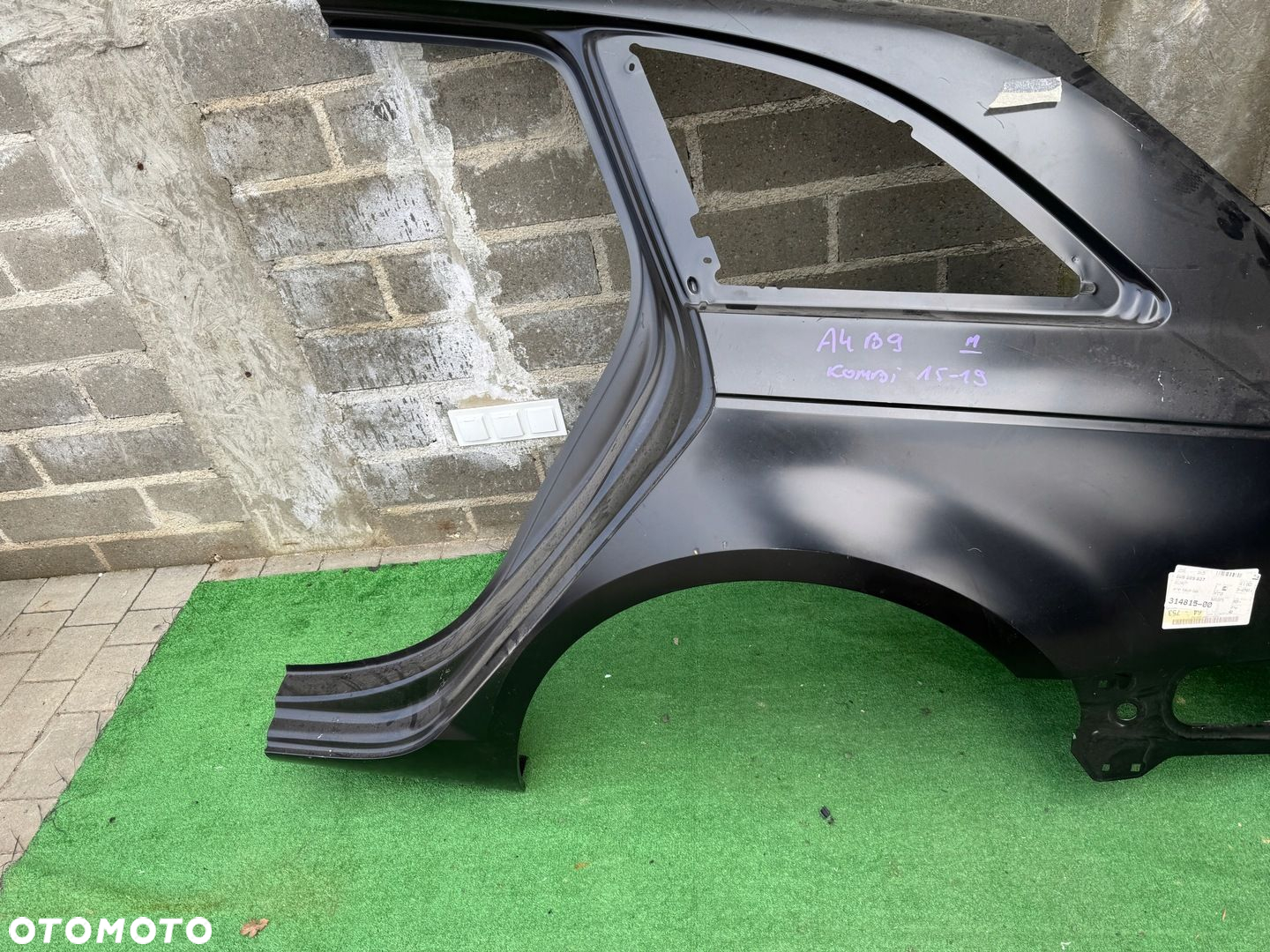 AUDI A4 B9 8W9 KOMBI 15-19 BŁOTNIK LEWY TYLNY LEWY TYŁ EU ORG - 4