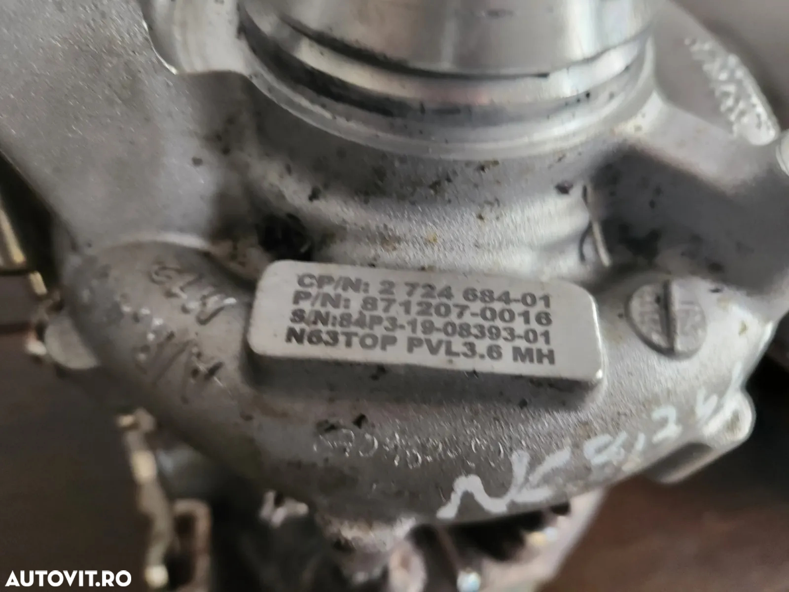 Turbo Turbina Bmw 4.4 I Bi-Turbo Benzina Motor N63B44D G20 G30 G11 G12 G14 G15 G01 G02 G05 G06 G07 - 16