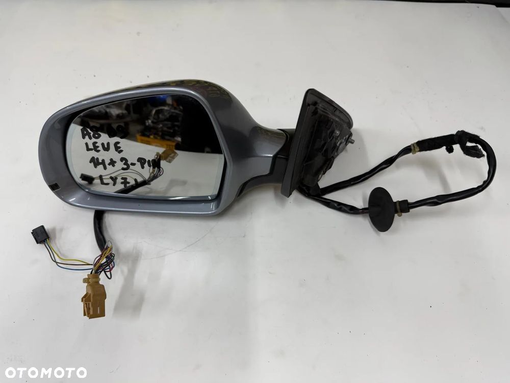 AUDI A8 D3 II LIFT LUSTERKO LEWE 14+3 PIN LY7J - 5