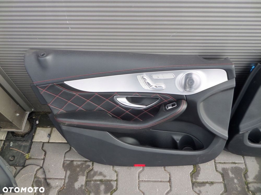 tapicerka boczki drzwi mercedes w205 c63s amg sedan - 4