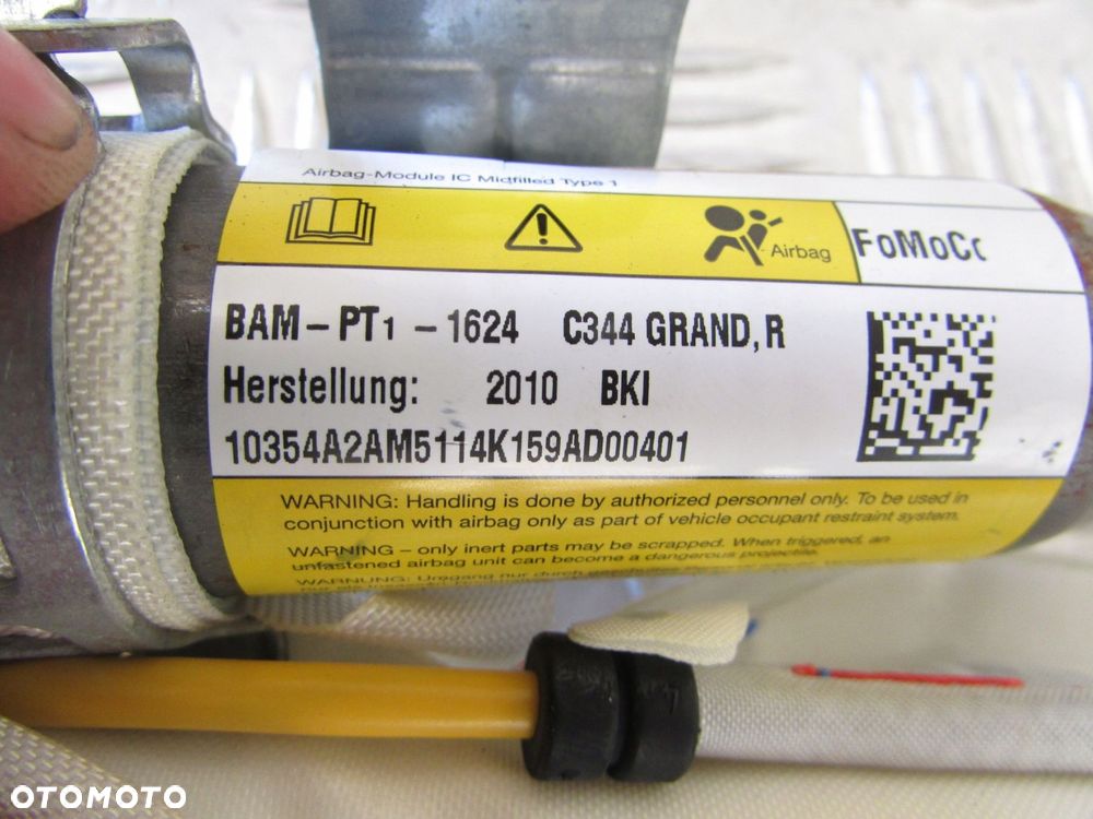kurtyna poduszka airbag prawa ford grand c-max 11r - 3