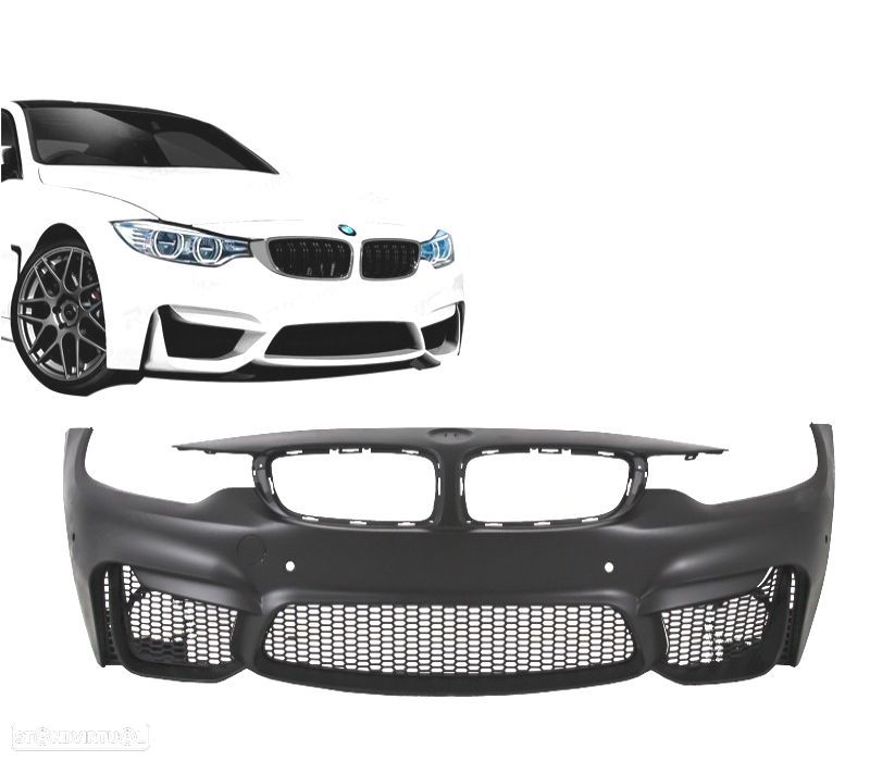 PARACHOQUES FRONTAL BMW F32 F33 F36 LOOK M4 COM PDC - 2