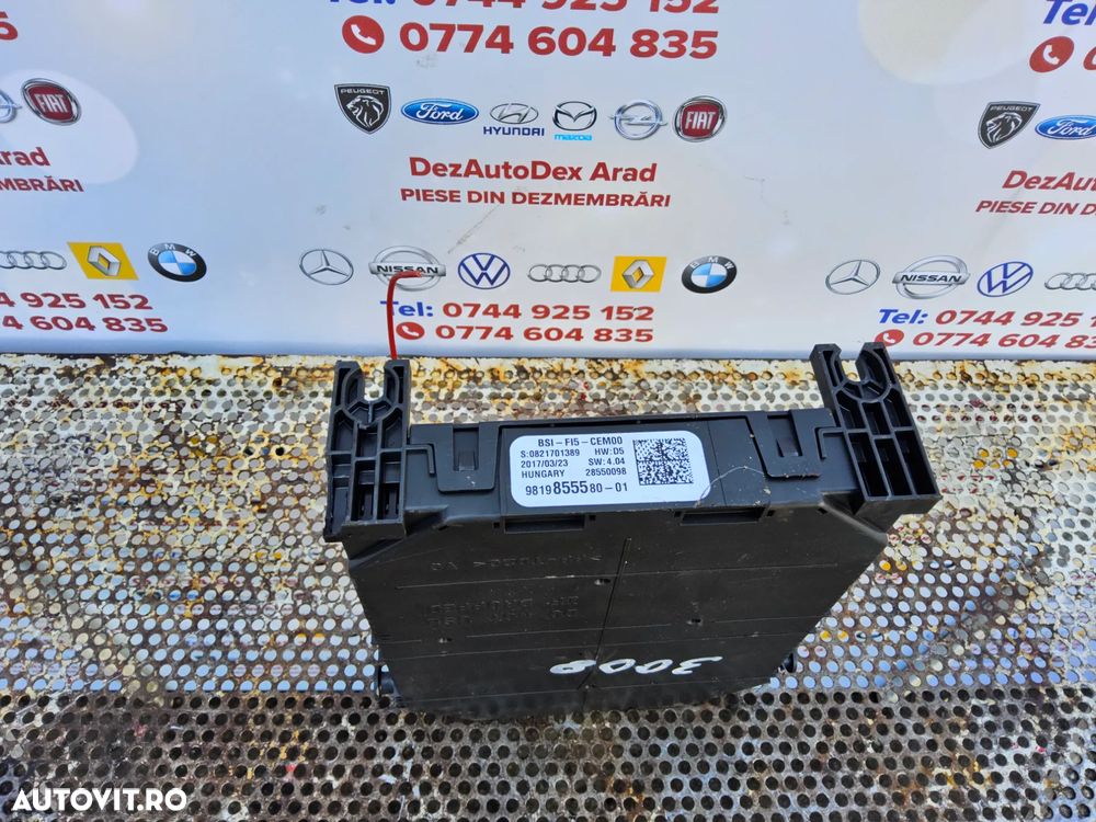 Modul bsi Peugeot 3008 an 2016-2024 cod 9819855580 Opel grandland panou siguranțe - 3