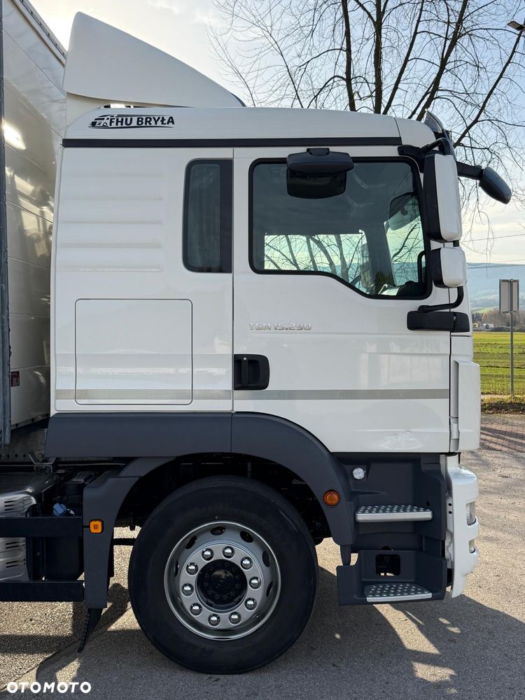 MAN TGM 15.290 / FIRANKA / 2016R / KLIMA POSTOJOWA /SPROWADZONY/ 8T ŁADOWNOŚĆ / 17 PALET / E6  / WINDA / - 19