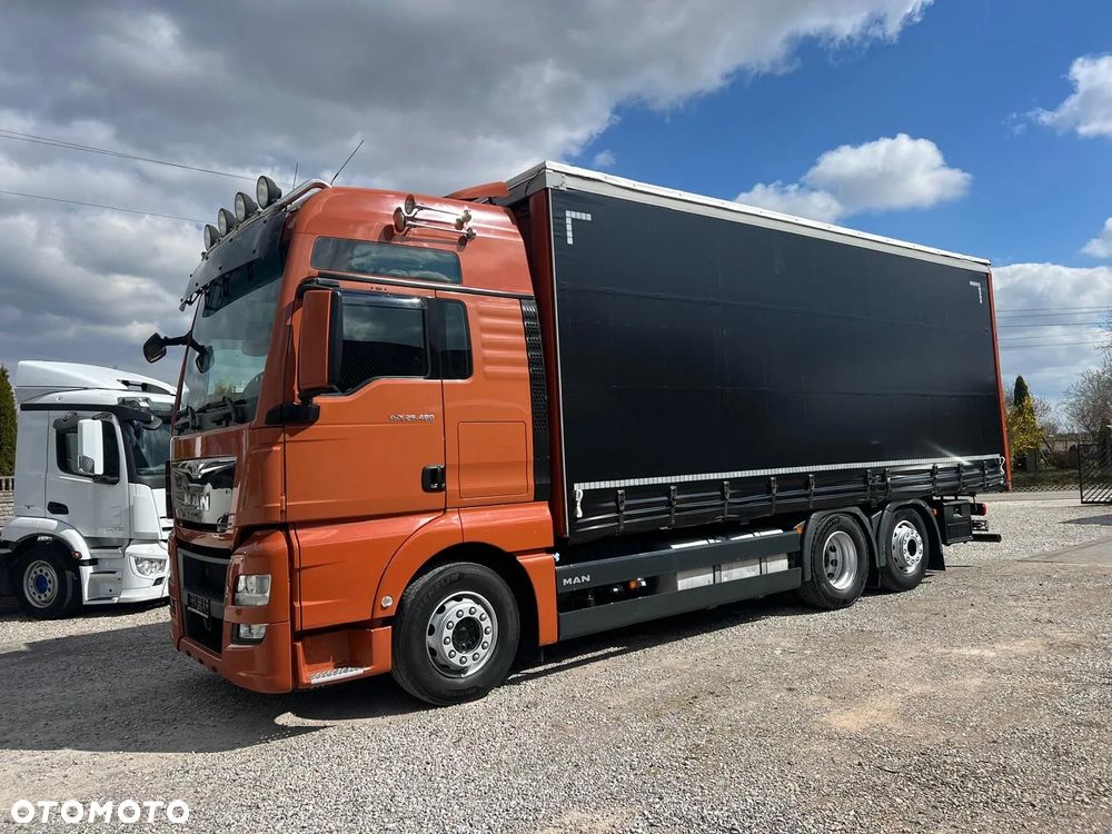 MAN TGX 26.480 / 6x2 / Burto - Firanka / - 9