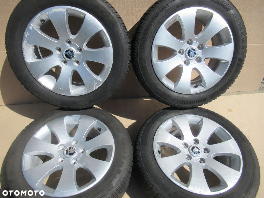 ALU+ZIMA R16 SKODA OCTAVIA 2,3 ,PASSAT,GOLF 5,6,7,8, TOURAN,EOS,CADDY, LEON - 1