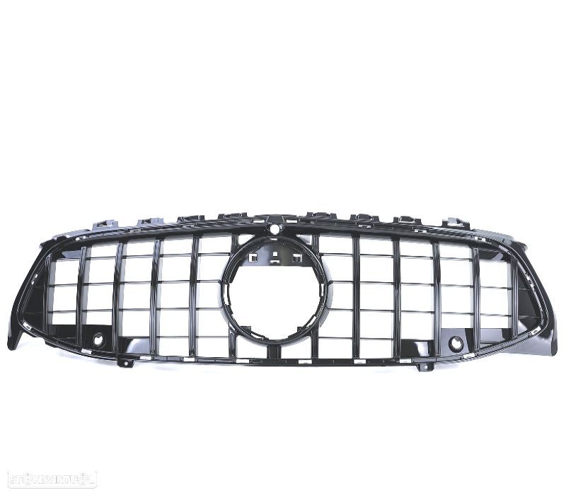 GRELHA FRONTAL MERCEDES CLA C118 19- LOOK AMG GT PRETO BRILHANTE - 3
