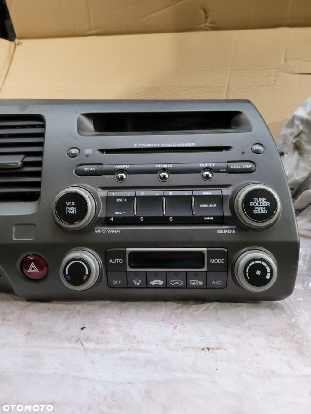 RADIO PANEL NAWIEWU HONDA CIVIC SEDAN 06- MN826RA - 1