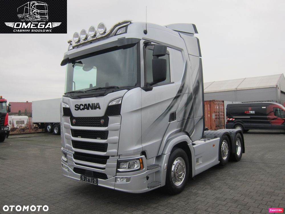 Scania S 500 // S500 // 500S / 6X2 PUSHER 70 Ton / poduszki przód // Full LED // Spr Z Niemiec - 1