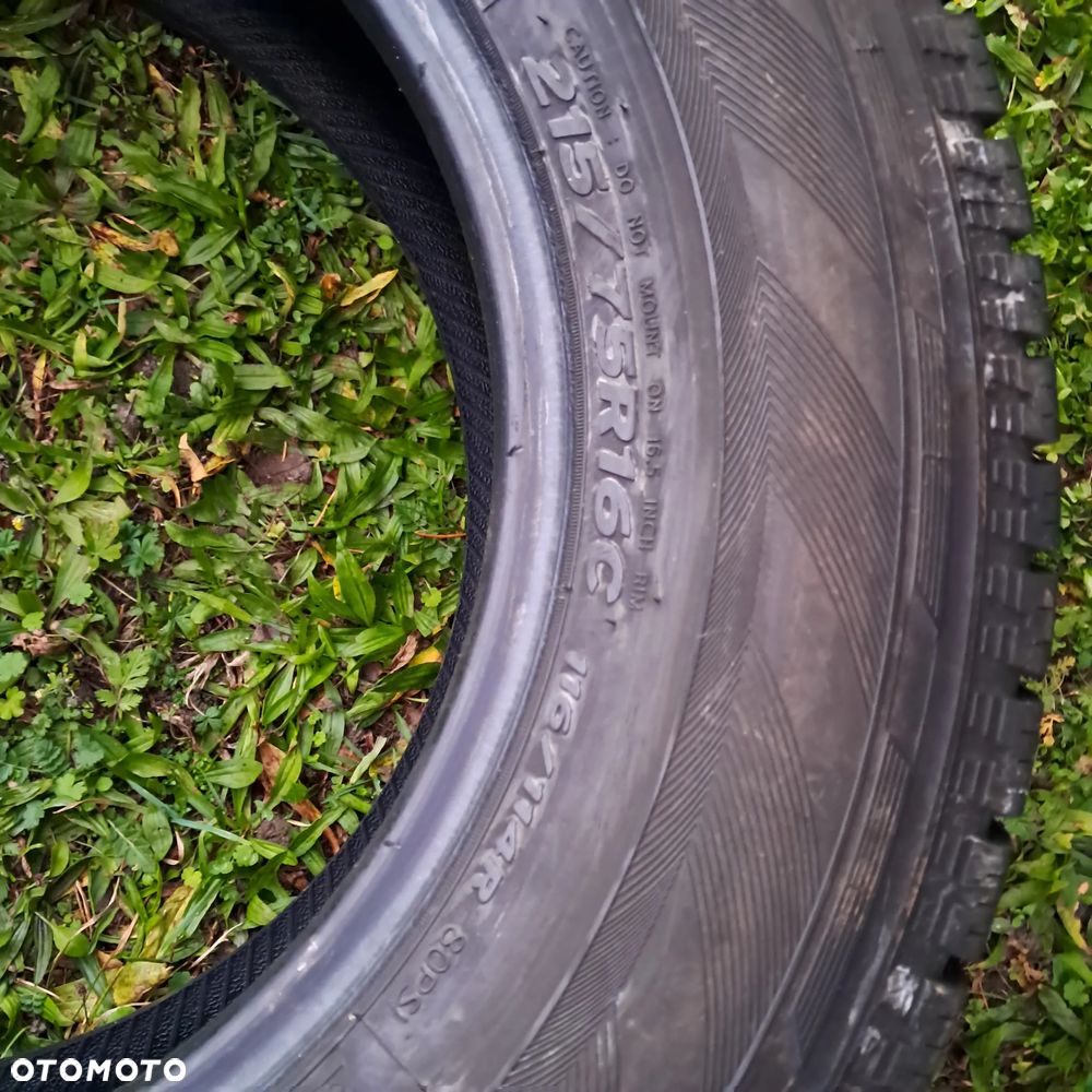 Opony zimowe   ducato jumper boxer 215/75/16C 215/75R16C Hankook komplet 4szt ładne zimowe - 6