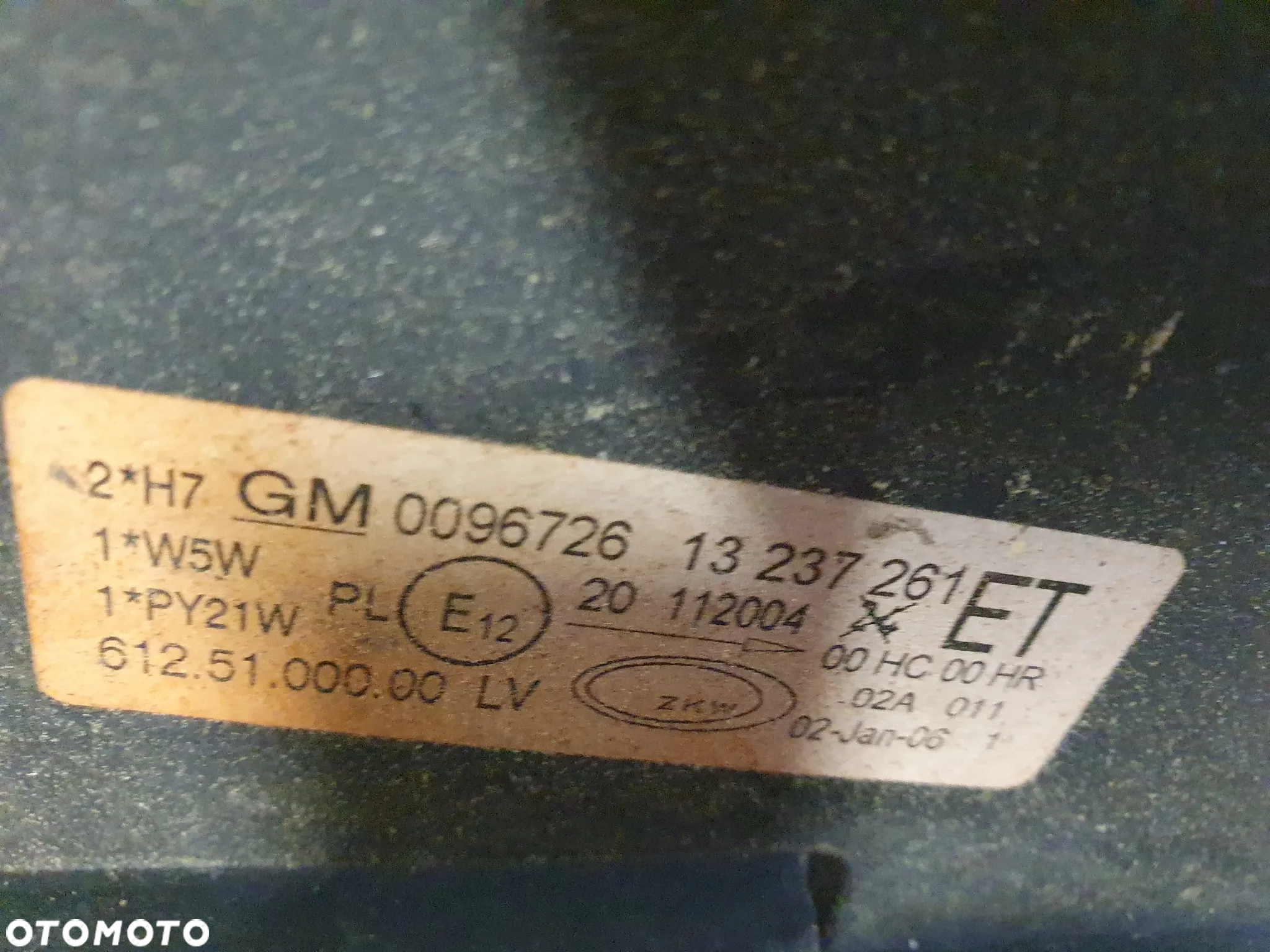 * LAMPA PRZEDNIA LEWA PRZÓD LEWO OPEL CORSA C - 9
