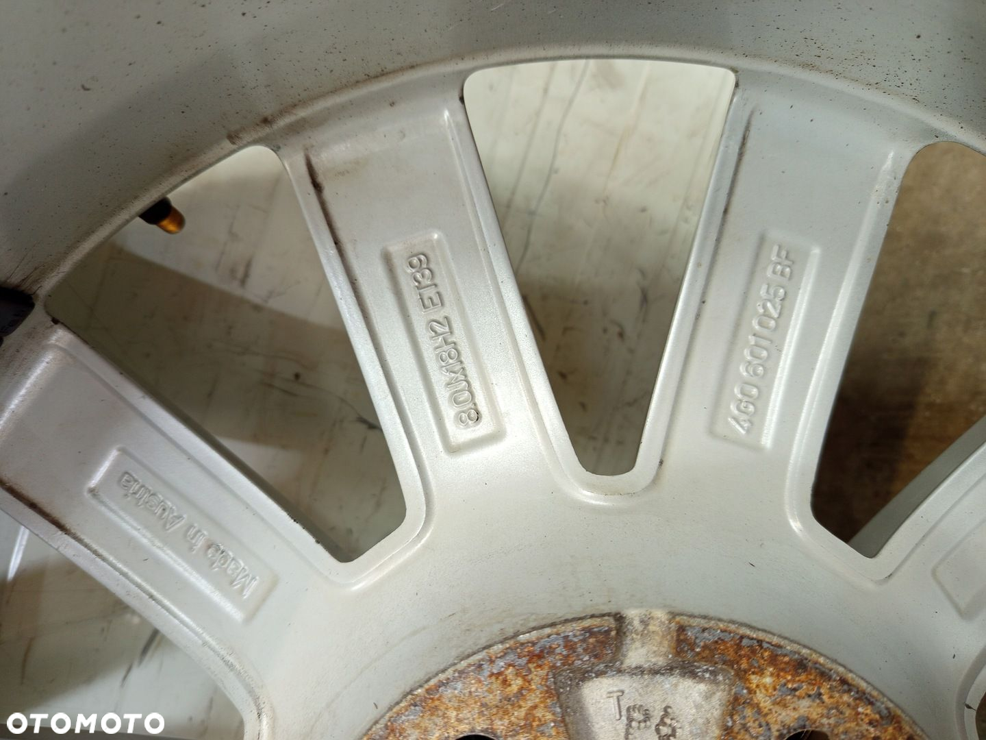 FELGA ALUMINIOWA AUDI A6 C7 4G0601025BF 8J 18 ET39 5x112 - 6