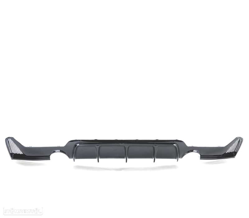 DIFUSOR TRASEIRO F32 F33 F36 LOOK M PERFORMANCE PRETO BRILHANTE - 2