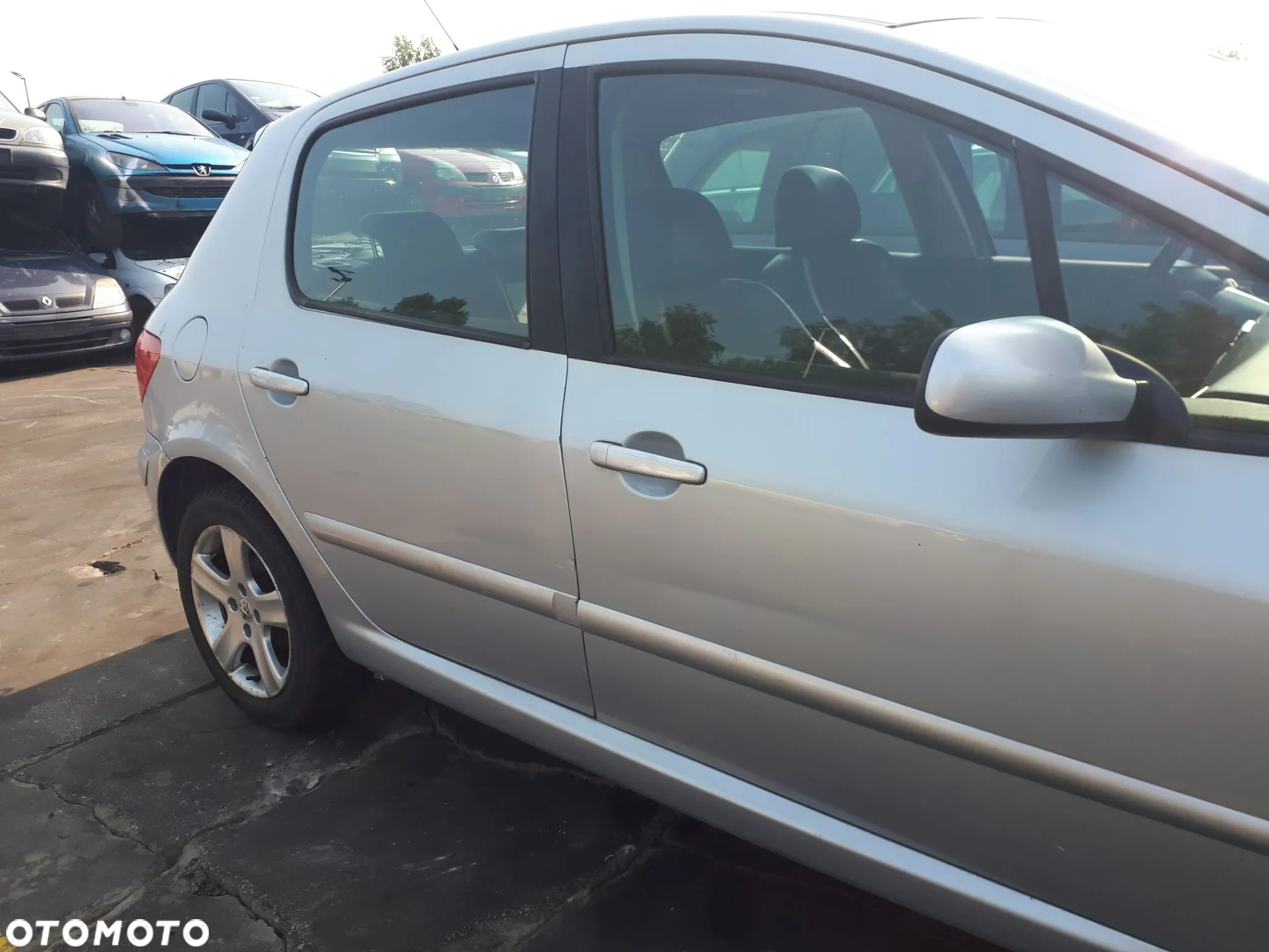 PEUGEOT 307 01-05 1.6 16V NFU OSŁONA PRZECIWSLONECZNA PRAWA LEWA - 9