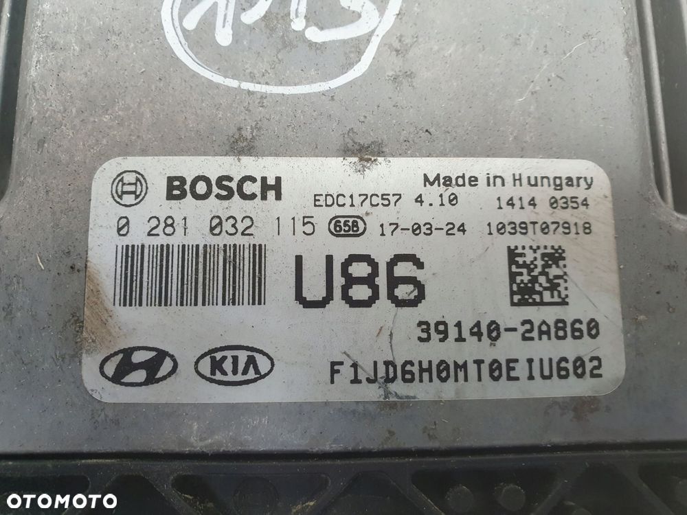 Kia Ceed II 1.6 CRDI STEROWNIK SILNIKA komputer 0281032115 - 2