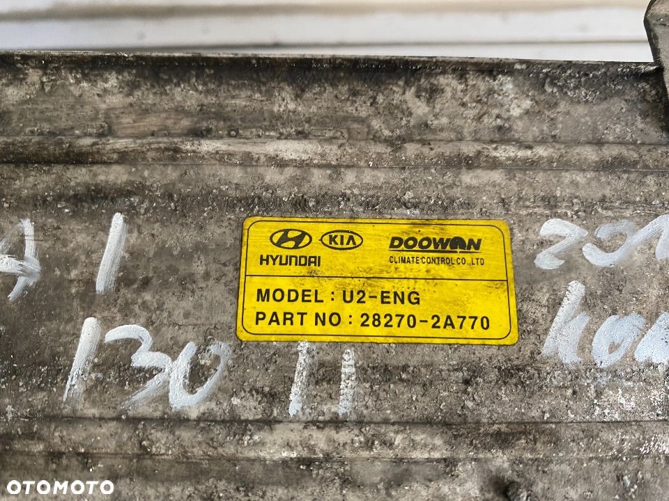 Intercooler chłodnica Hyundai I30 II 1.6 CRDI 81kw 2012r - 4