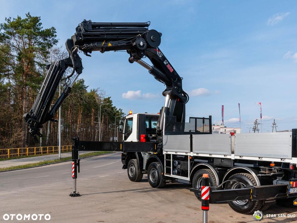 Iveco TRAKKER 450 8x8 HIAB 800E-7 FLy Jib Wciągarka HDS Żuraw - 30