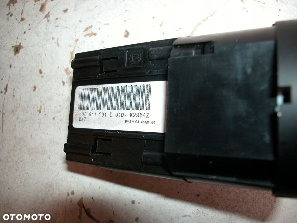 SKODA SUPERB 1 I WŁĄCZNIK ŚWIATEŁ 1U0941531D - 2