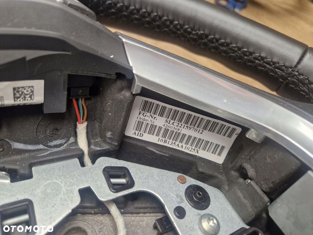 BMW F01 F07 F10 F11 KIEROWNICA SPORTOWA SPORT SKÓRA KOMPLETNA Z PODUSZKĄ EU - 9