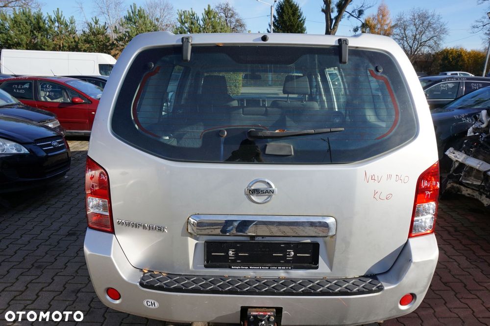 KLAPA BAGAŻNIKA TYLNA PATHFINDER III R51 KL0  SREBRNY NISSAN 2005-2014 - 1