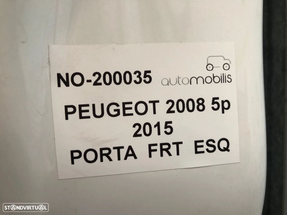 Porta Frente Esquerda PEUGEOT 208 I (CA_, CC_) 1.2 VTI Ref . 9807820780 - 3