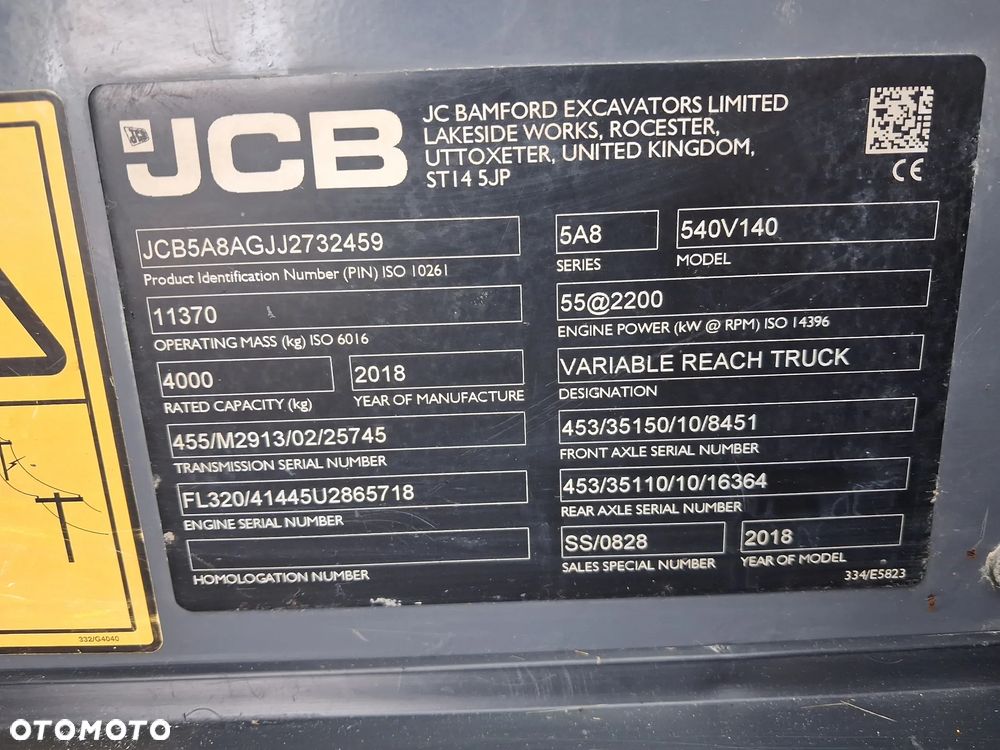 JCB 540 - 140 Hi Viz, SWAY, JOYSTICK - 13