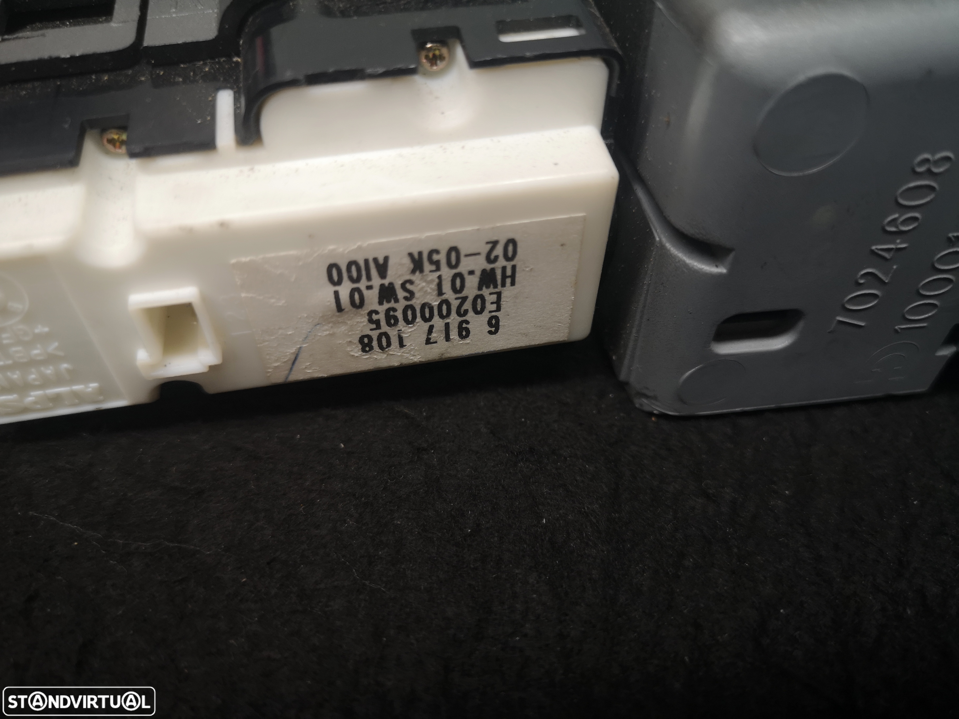 Interruptor comando de vidros Cortina traseira  da direita esquerda ORIGINAIS BMW7 E65 E66 2001-2008 (2x no estoque) - 4