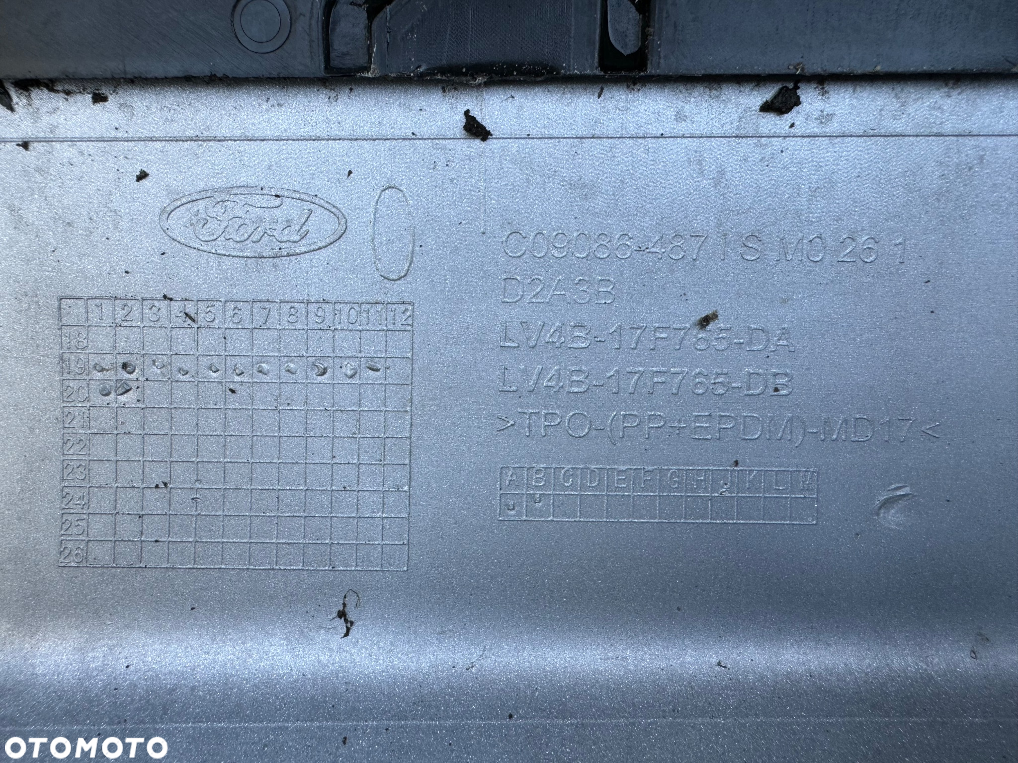 ZDERZAK TYŁ TYLNI FORD KUGA MK3 19+ ZWYKŁY 4PDC LV4B-17A894-DA LV4B-17D781-DA LV4B-17F765-DA ORYGINAŁ - 13