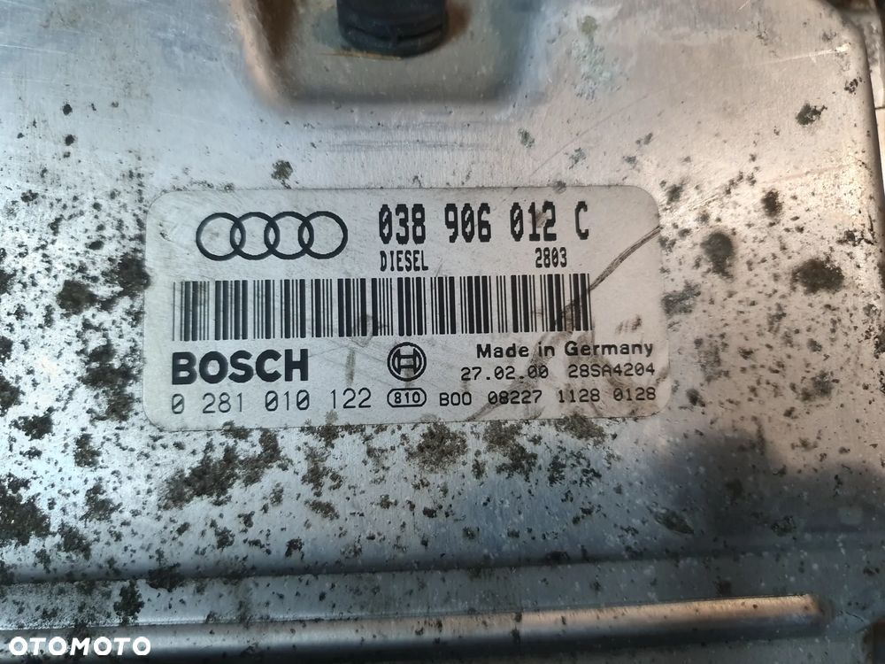 Sterownik silnika Audi A3 S3 8L 038906012C 0281010122 EUROPA - 2