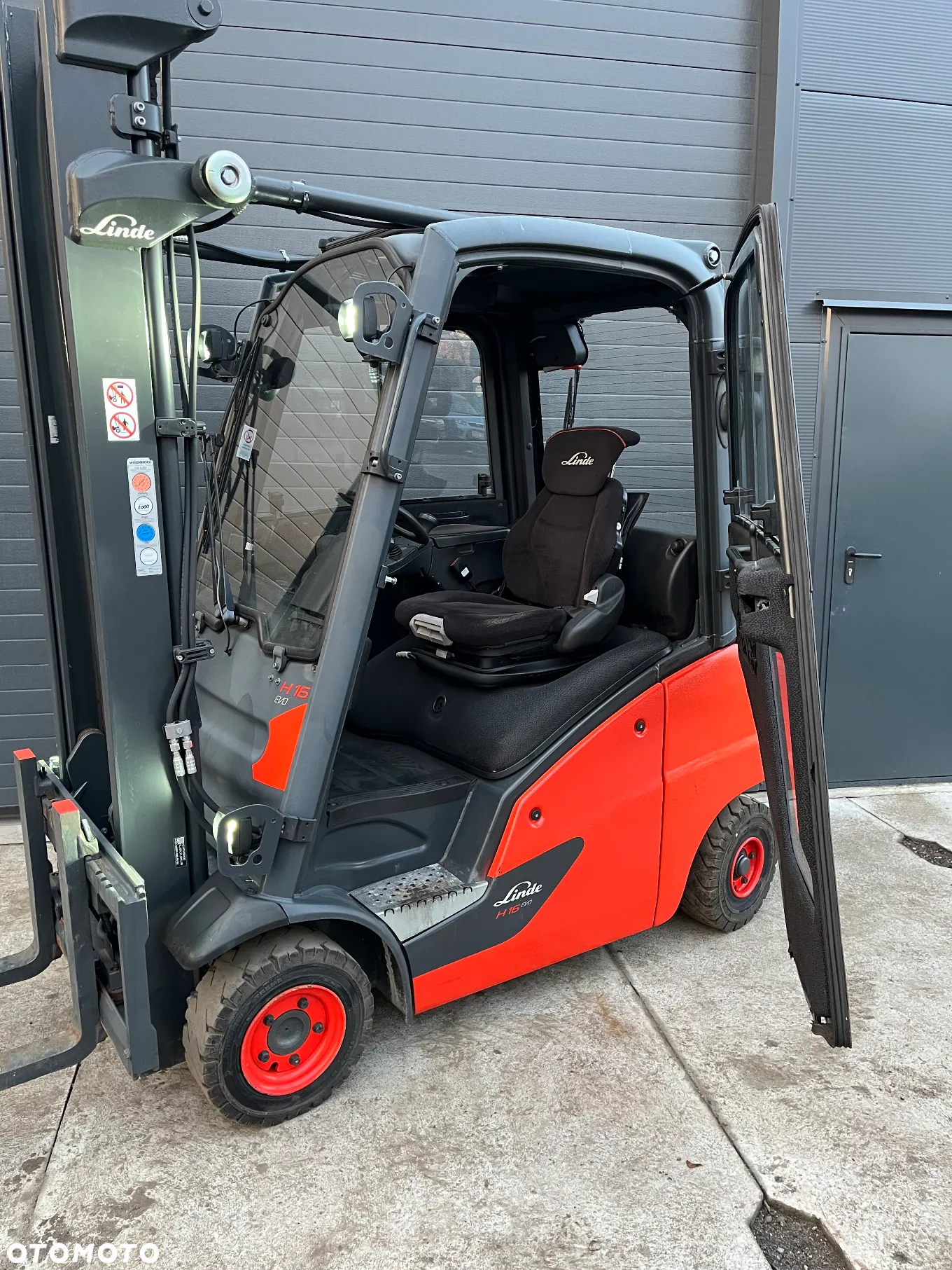 Linde H16-T Gaz LPG, Pełna kabina, Przesuw boczny, maszt Standard - 13