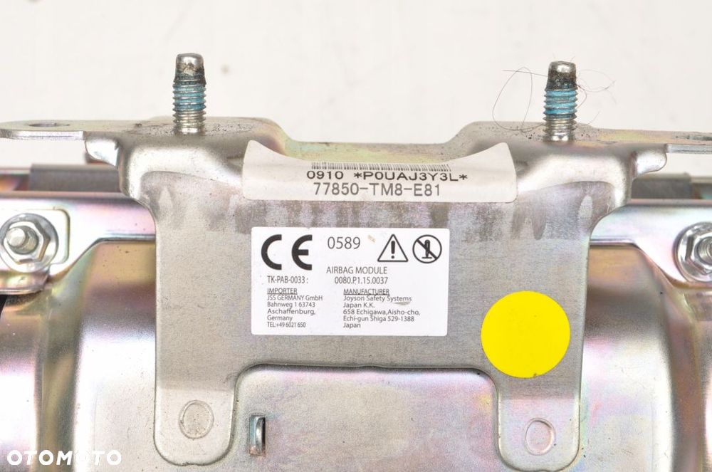 INSIGHT PODUSZKA AIRBAG PASAŻERA 77850-TM8-E81 - 4