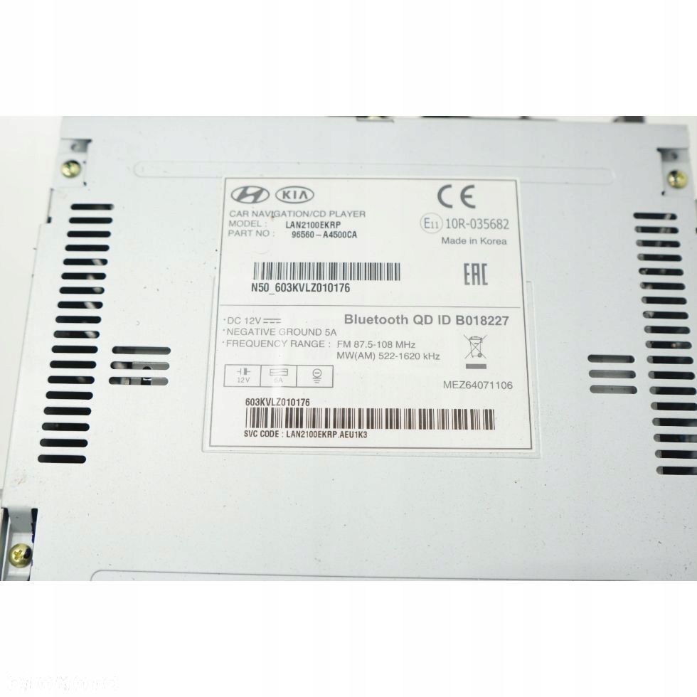 KIA CARENS IV 16R RADIO NAWIGACJA 96560-A4500CA - 3