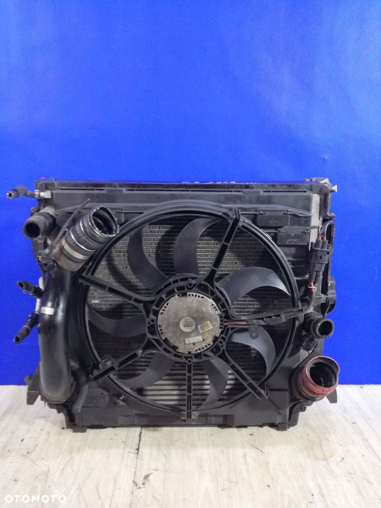 bmw x5 e70 chłodnice wentylator komplet 3.0 diesel automat 06/17 - 3