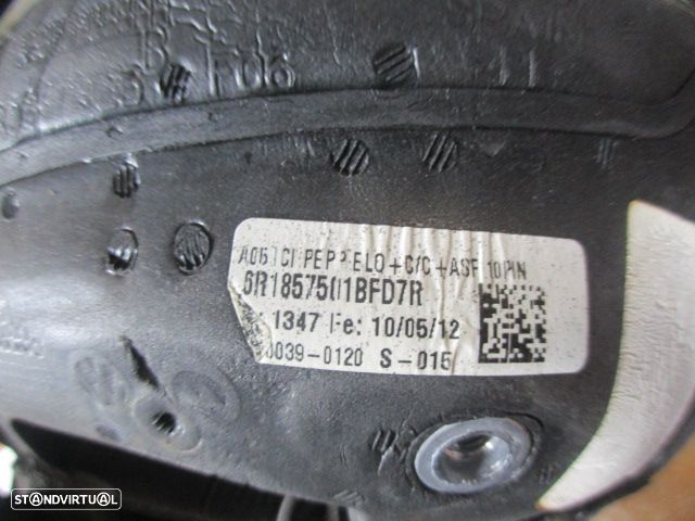 Espelho 6R1857501BFD7R VW POLO 2012 1.2TDI 75CV 5P CINZA ESQ ELETRICO COM PISCA 6 PINOS - 5