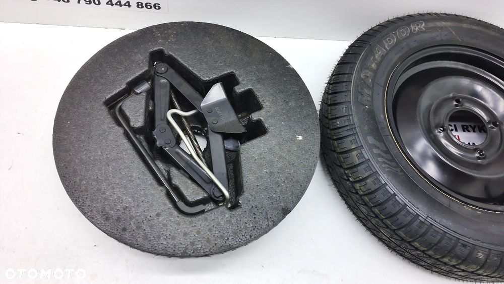 Microcar Aixam Koło Dojazdowe Felga 4x13 4x115 Lewarek  145/80r13 - 3