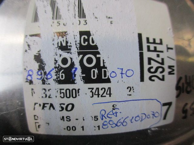 Centralina 896610D070 827300D040  TOYOTA YARIS 2004 1.3I 16V 87CV 5P CINZA  ORIGINAL - 5