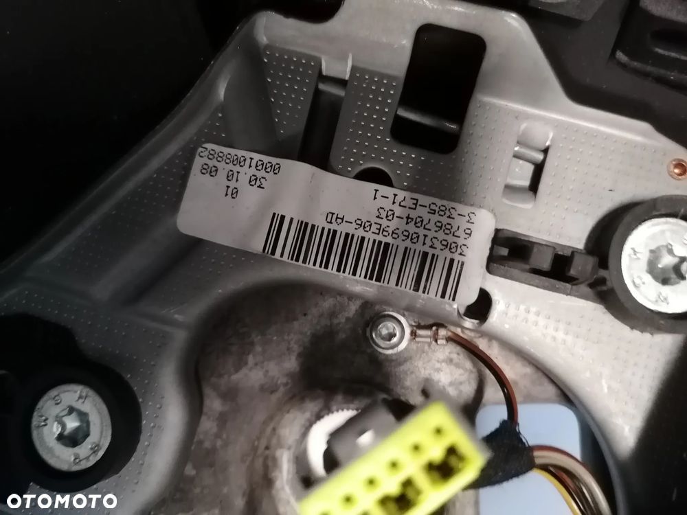 BMW X6 E71 11- KIEROWNICA MULTIFUNKCJA SKÓRZANA ŁOPATKI - 8