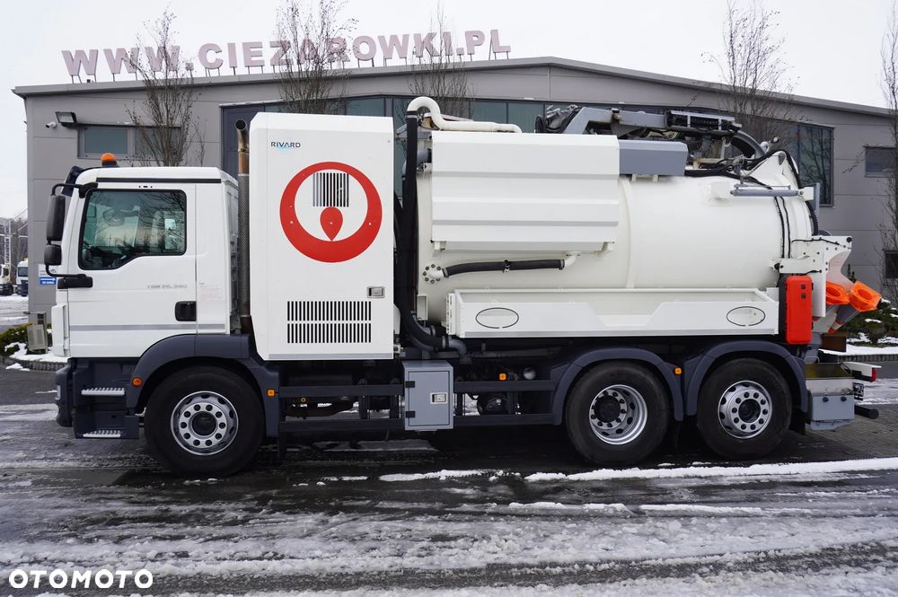 MAN TGM 26.340 / Zabudowa WUKO Rivard 11,8 m3 / 120 tys. km / oś skrętna - 3